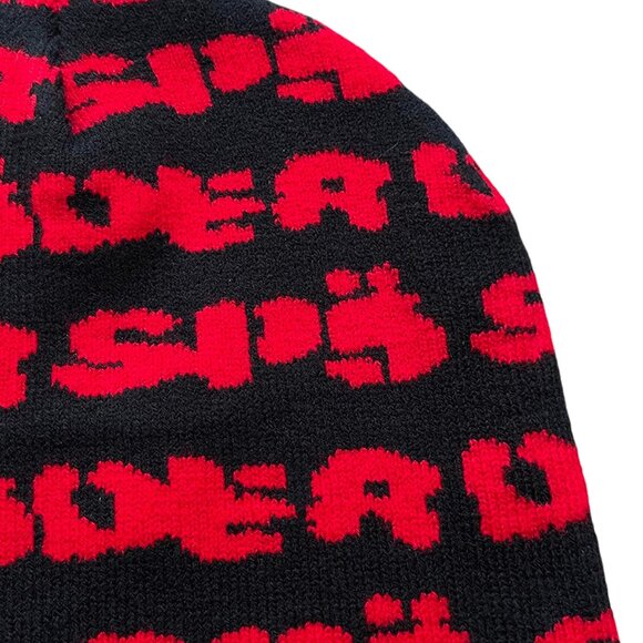 Sp5der Sex Skully Beanie Black Red | Spider Worldwide - Picture 3 of 4